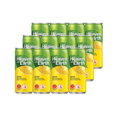 HEAVEN & EARTH Lemon Can Carton (300ml x 12)
