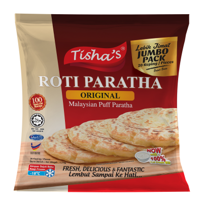 TISHA Roti Paratha Jumbo (20 Pcs)